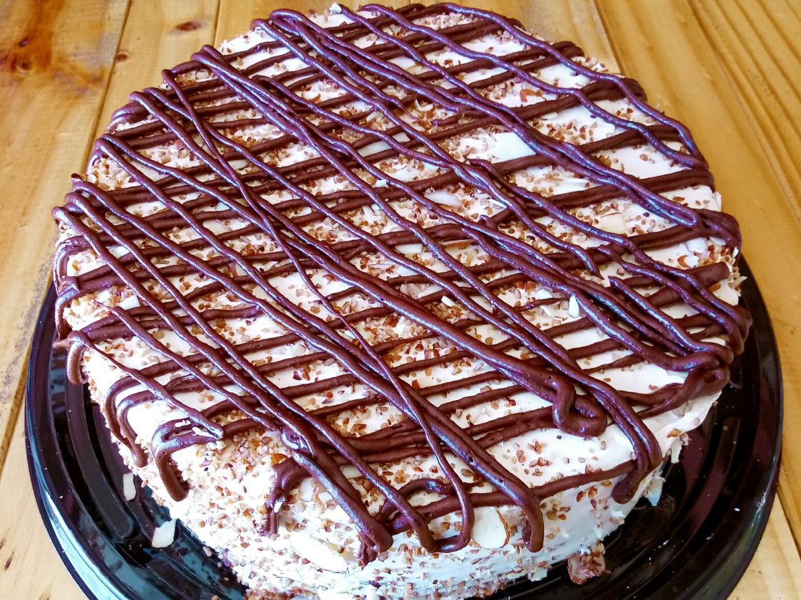 Rebanada de Pastel Ruso Blanco