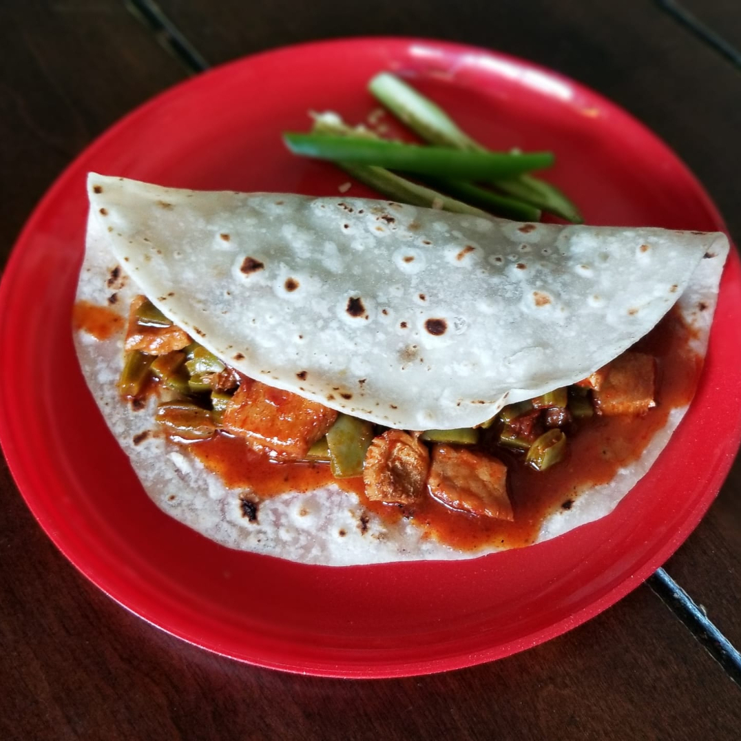 Pierna con Nopal