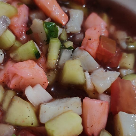 1/2 Litro de Ceviche Mixto (Camarón y Pescado)