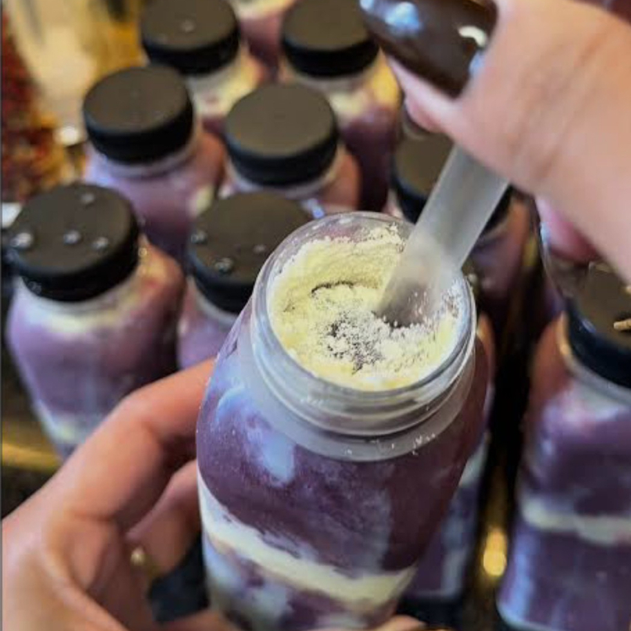 Aça batido com guaraná na garrafinha 300ml