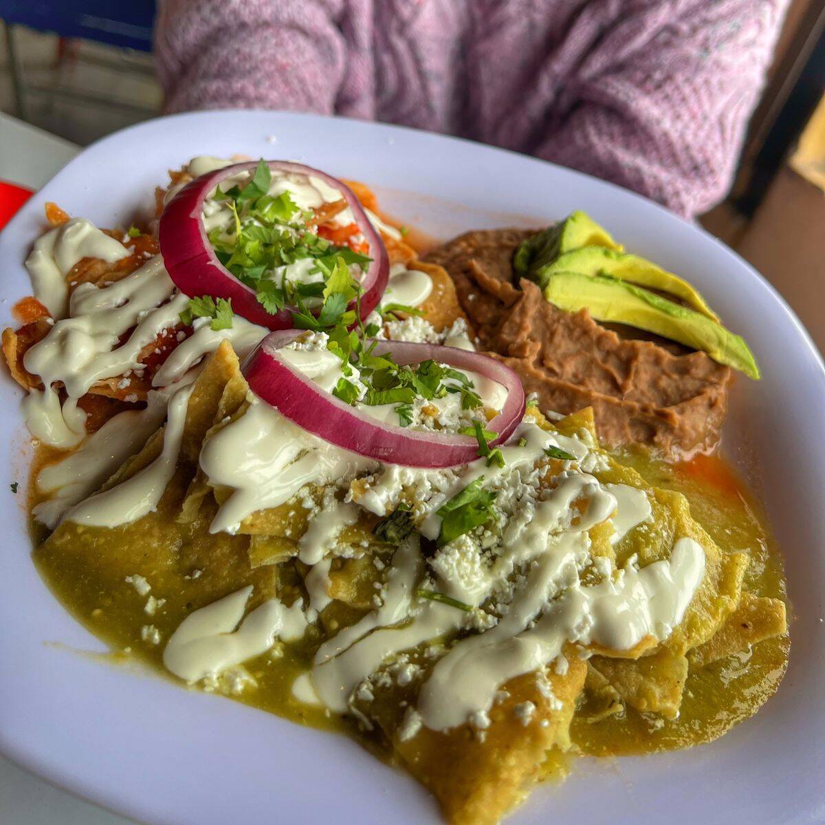 Chilaquiles con Pollo