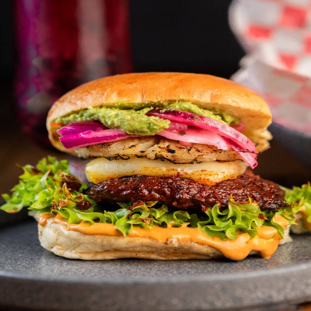 Hamburguesa Al Pastor