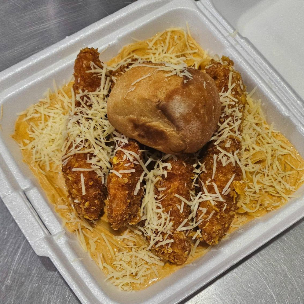 Pasta Chipotle con Tiras de Pollo