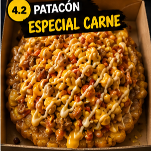 Super Patacón Carne