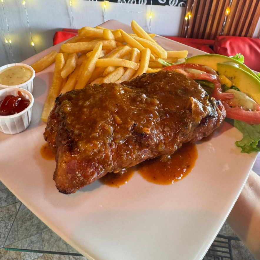 Costillas a la BBQ