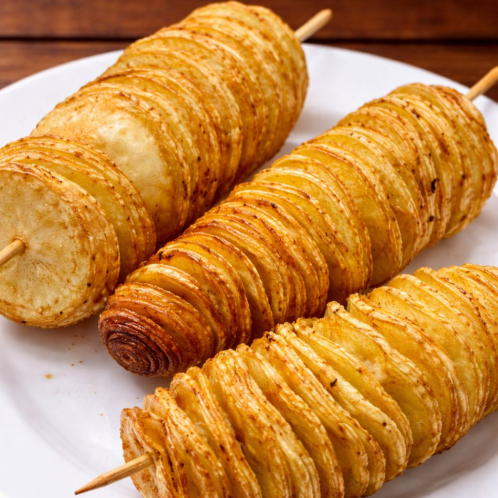 1 Batata frita no espeto