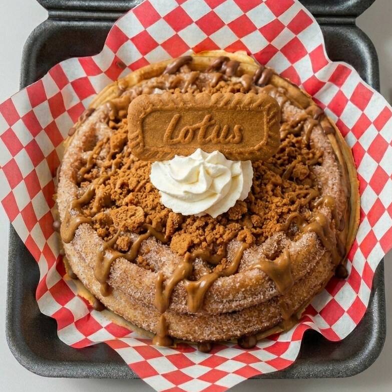 Waffle Canela & Biscoff