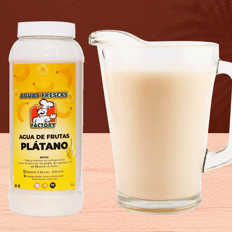 Agua de Plátano 1 L