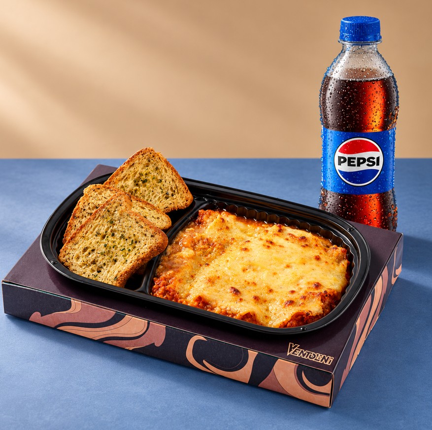 Lasagna Mixta + Bebida