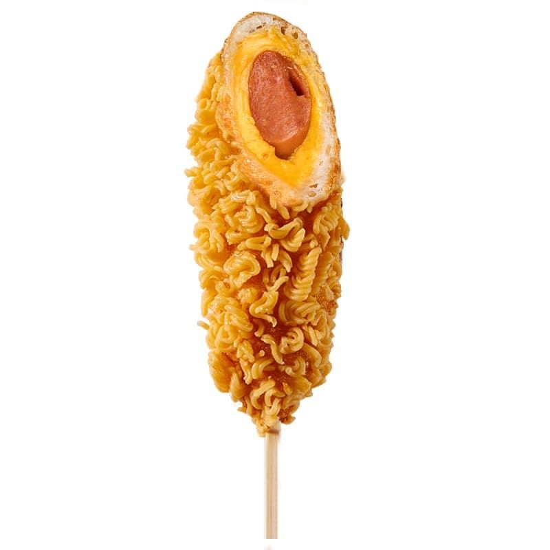 Corndog Hotdog y Cheddar más Tp. Ramen