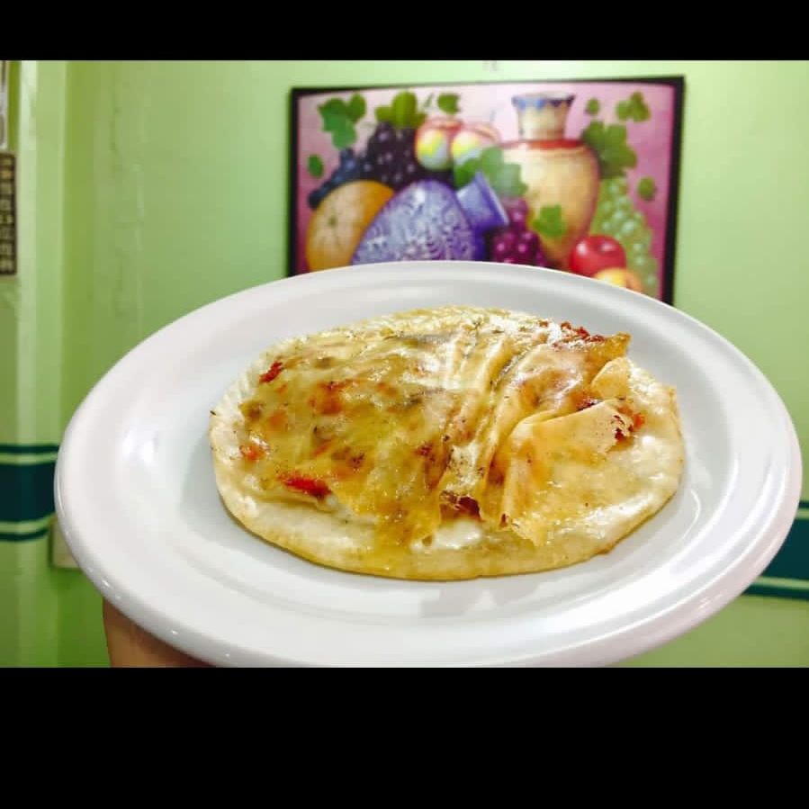 Taco al Pastor Queso Tortilla de Harina
