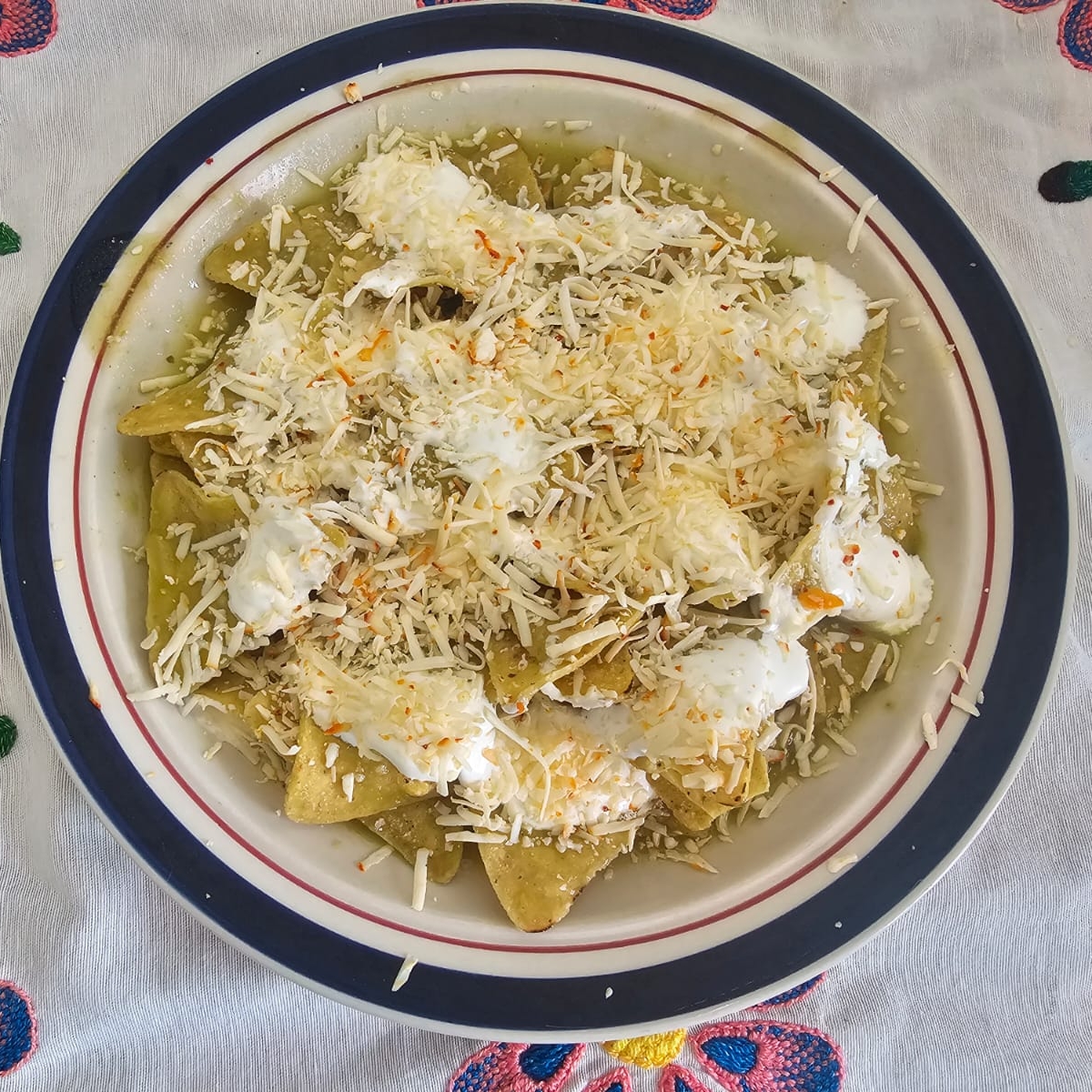 Chilaquiles Verdes Sencillos
