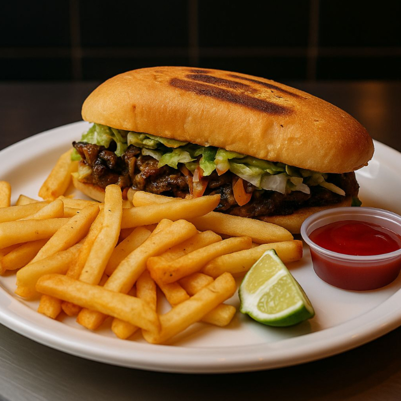 TORTAS DE ASADA CON PAPAS