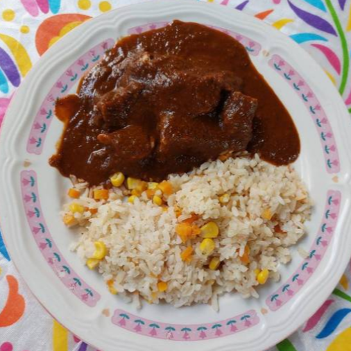 Carne de Puerco en Chile Pasilla