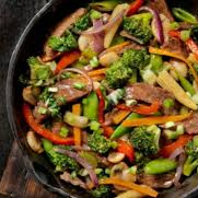 Salteado de Cerdo con Verduras