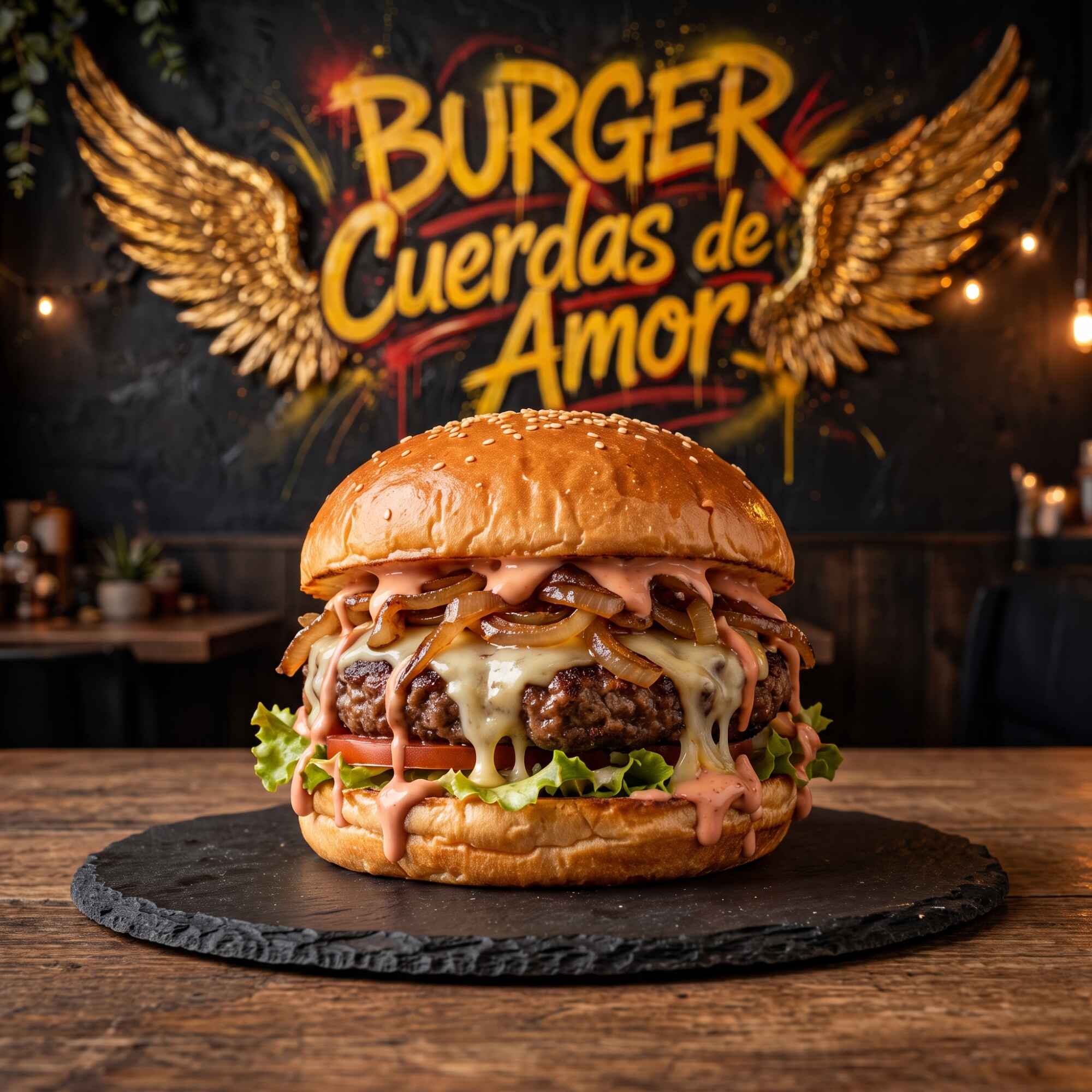 Hamburguesa Clásica Con Amor
