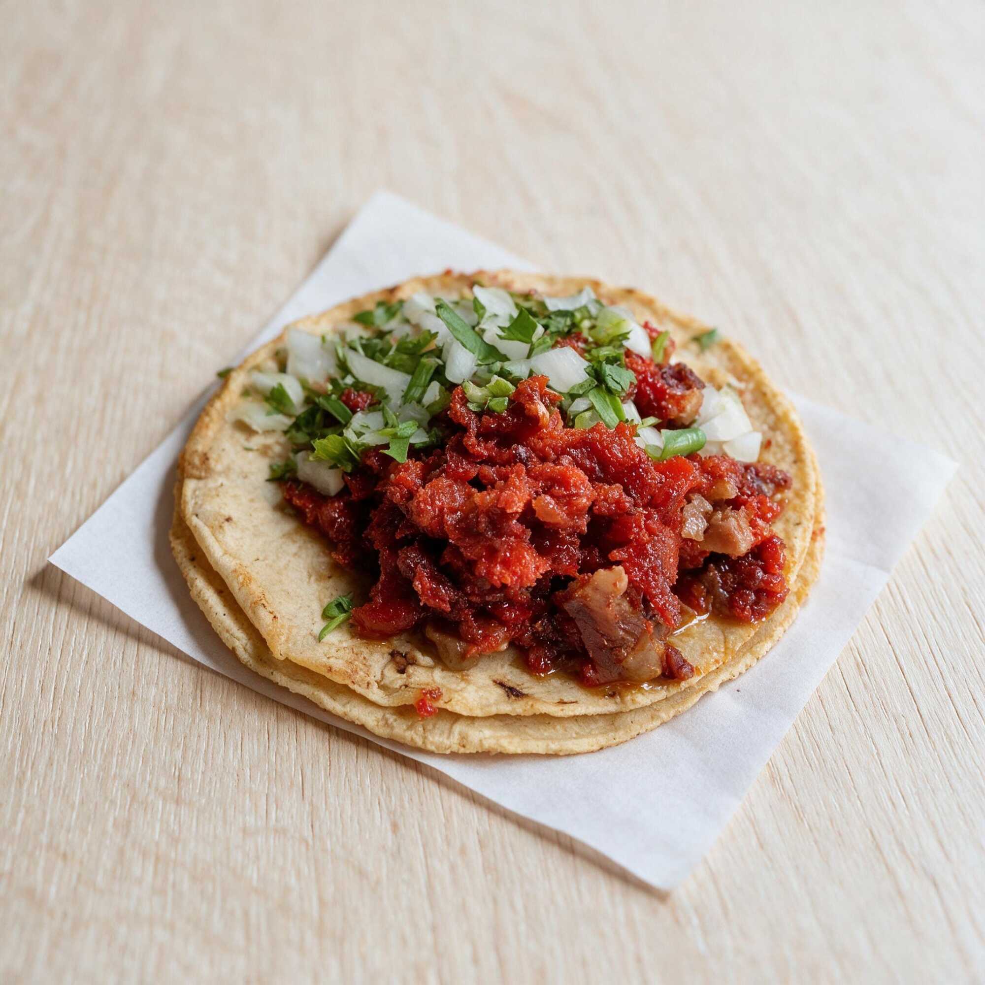 Taco de longaniza