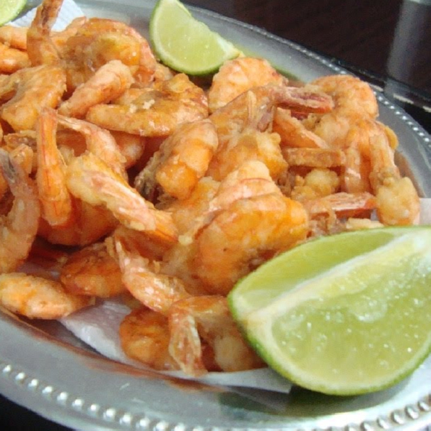 Empanado ou alho e óleo (todos os camarões são com casca)