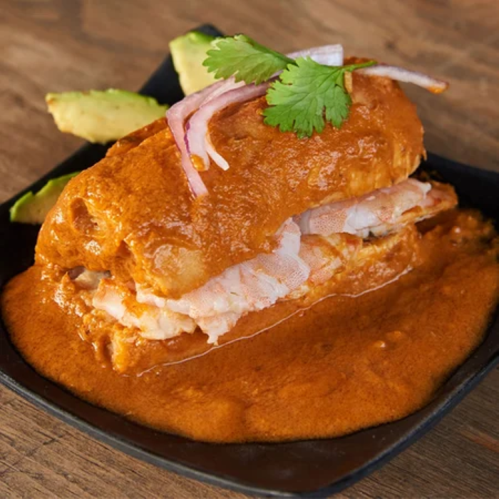 Torta Ahogada de Camaron