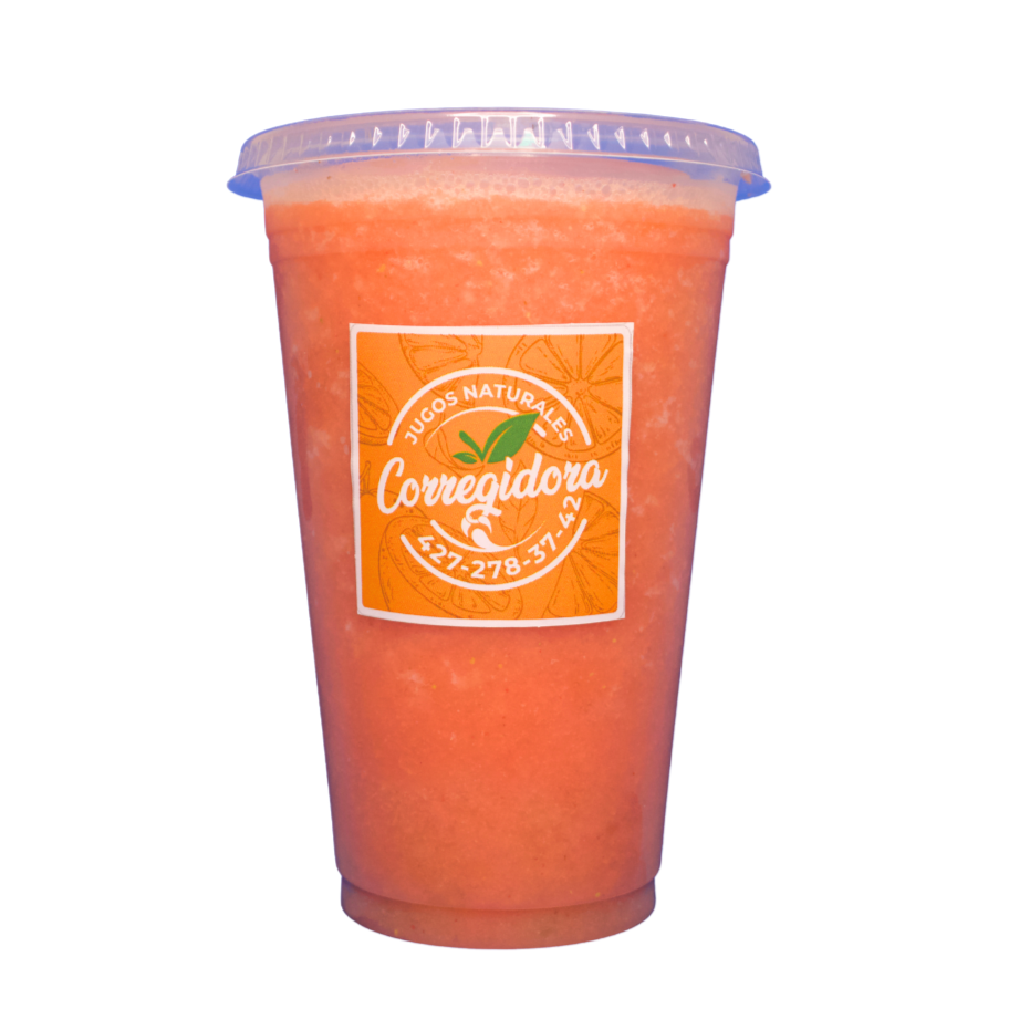 Jugo de Naranja con Fresa