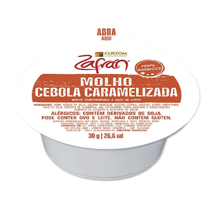 Experimente o delicioso Molho Cebola Caramelizada Custom Culinary® Zafrán® e transforme suas refeições em uma experiência culinária única. Este molho agridoce é uma explosão de sabores, com pequenos pedaços de cebolas caramelizadas em uma irresistível combinação de especiarias.
Perfeito para elevar o sabor das suas refeições, este molho é extremamente versátil e combina perfeitamente com uma variedade de pratos.