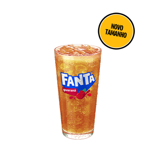 Bebida gelada na medida certa para matar sua sede. Refrescante Fanta Guaraná 400ml. Imagem Meramente Ilustrativa.