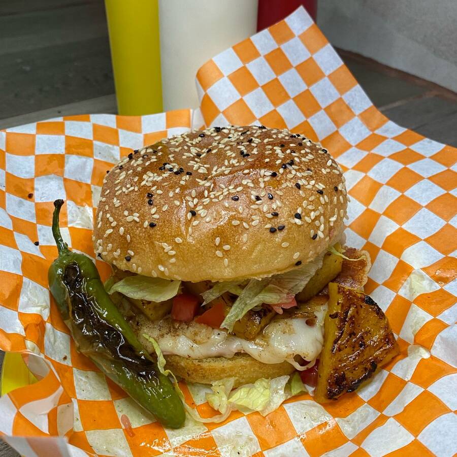 Hamburguesa Hawaiana