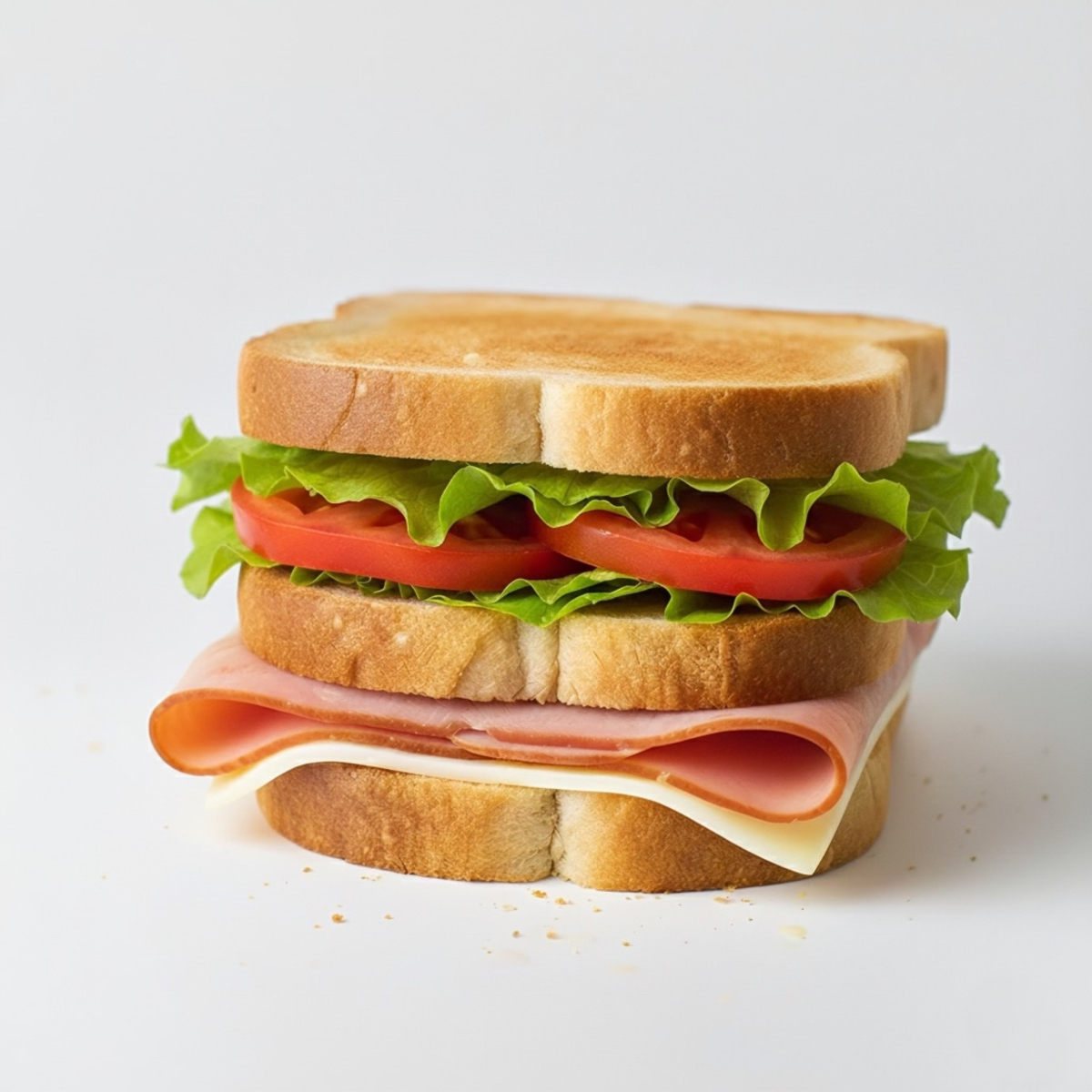 Sándwich Jamón, Lechuga, Tomate y Queso