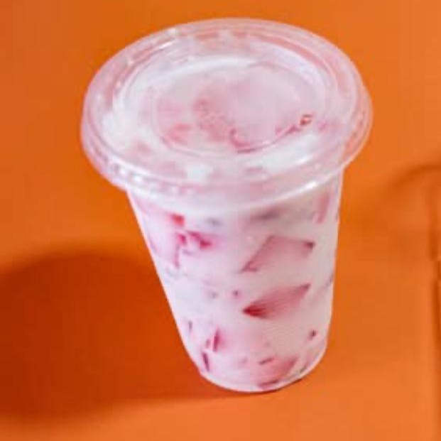Gelatina de Fresa con Crema