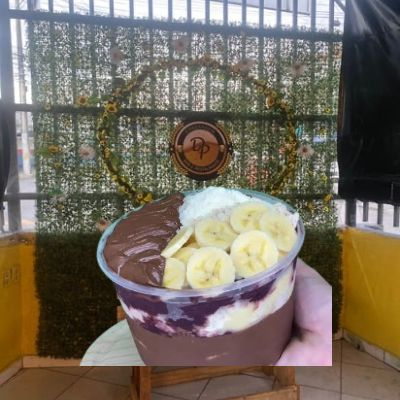 1opção de açai+ 2cremes+ 3adicionais