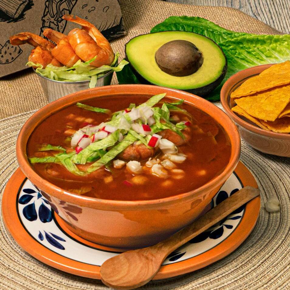 Pozole de camarón