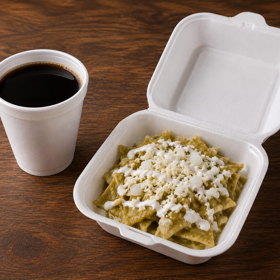 Chilaquiles Sencillos + Café