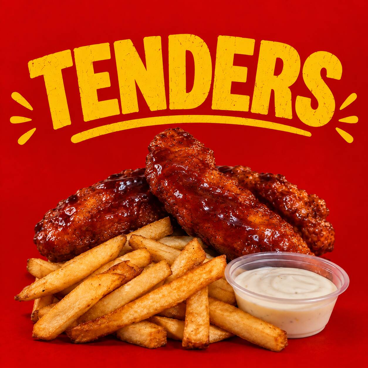 3 Tenders de Pollo + Papas gratis