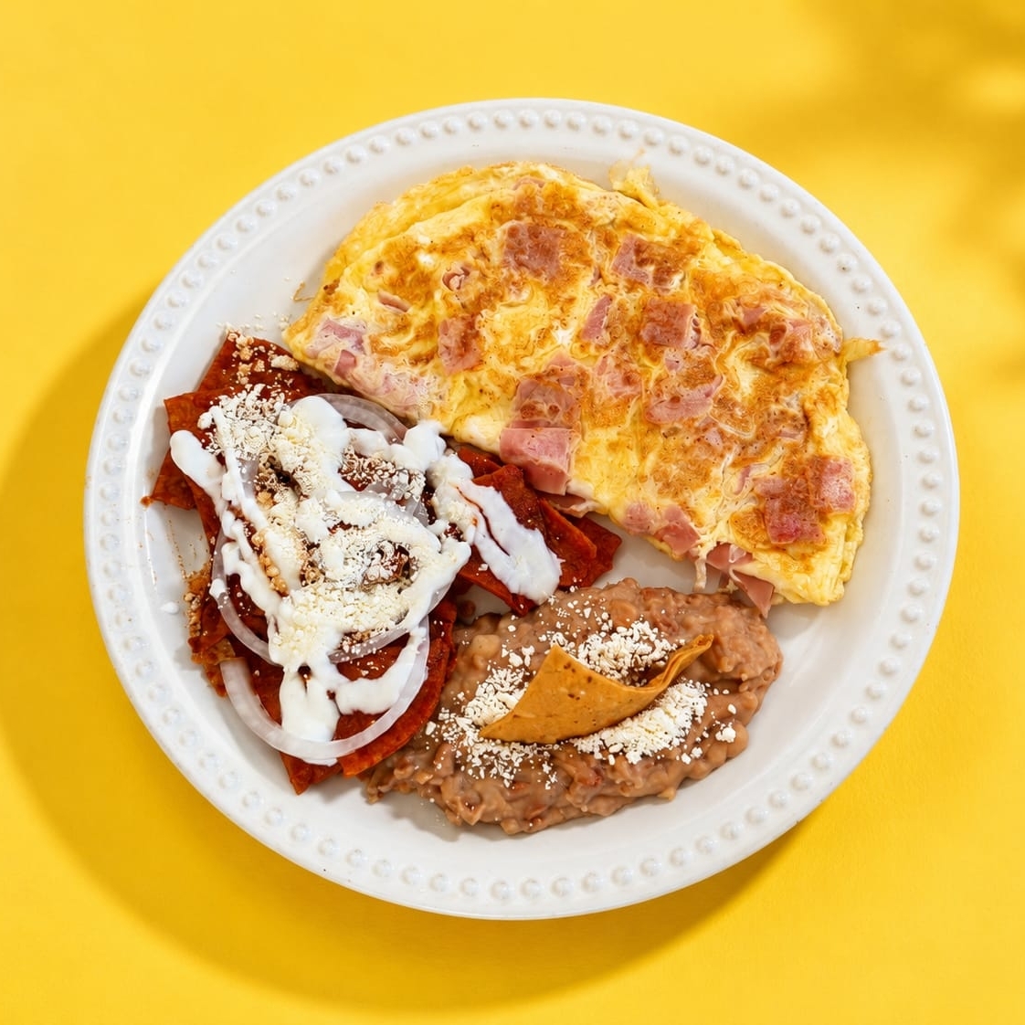 Omelette con Jamón