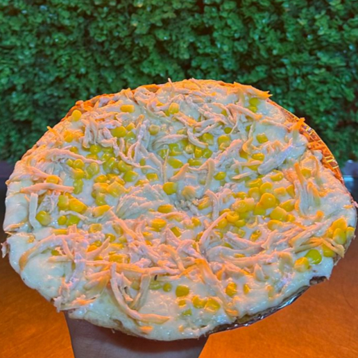 Pizza Maíz con Pollo Pequeña 4 Porciones
