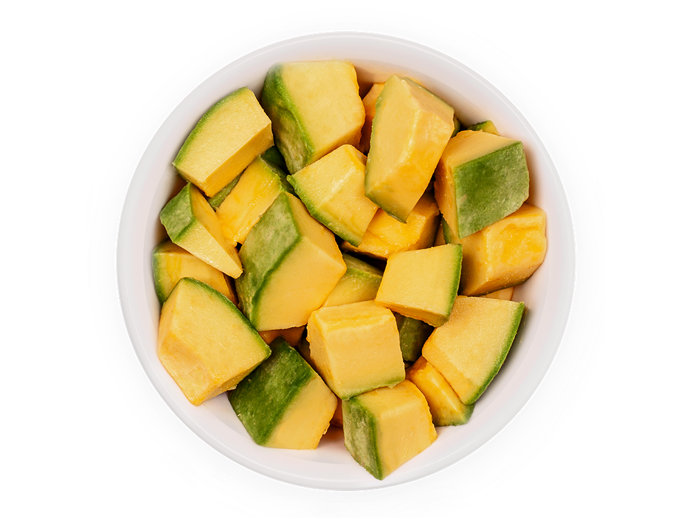 Porción Aguacate en Cubos