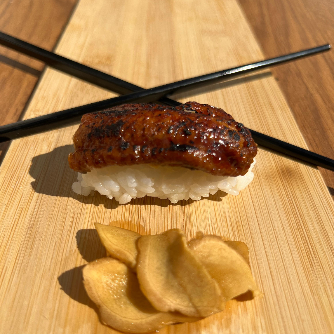 Nigiri de Anguila.