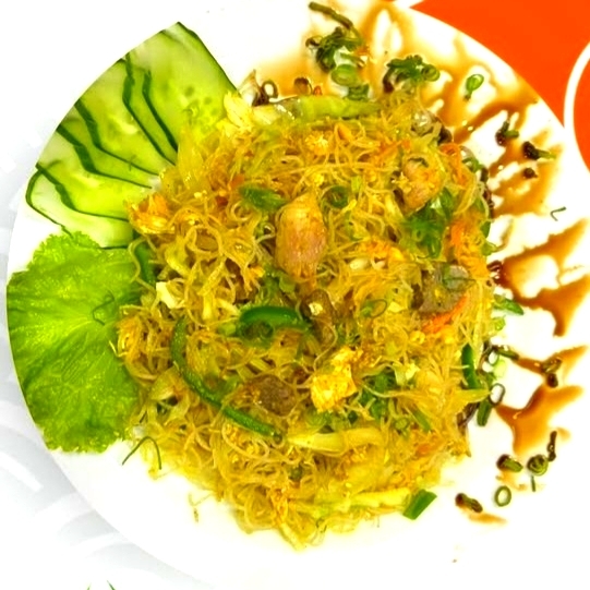 Carne, Frango, Legumes, Cenoura, Pimentão e Repolho