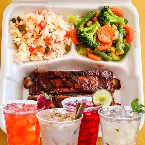 Combo Costilla BBQ más Agua CH