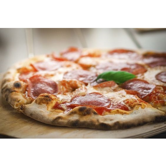 Pizza Salami con Champiñón (Porcion)