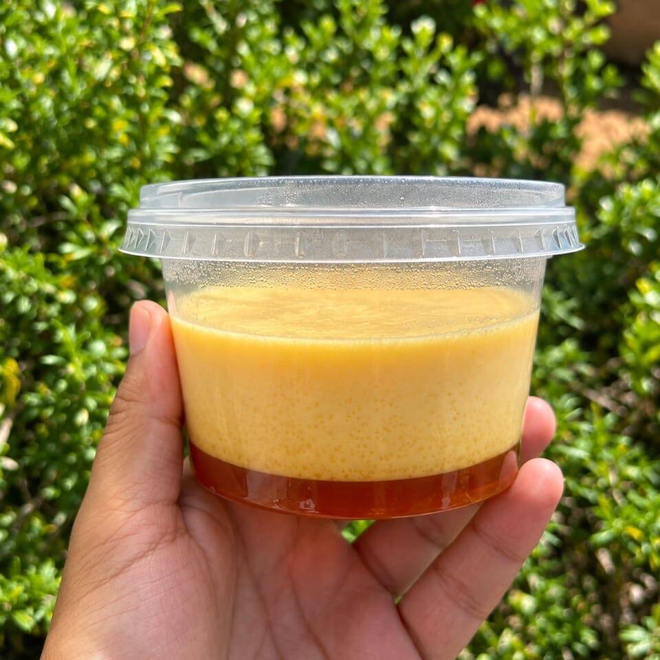 Delicioso pudim de leite condensado
