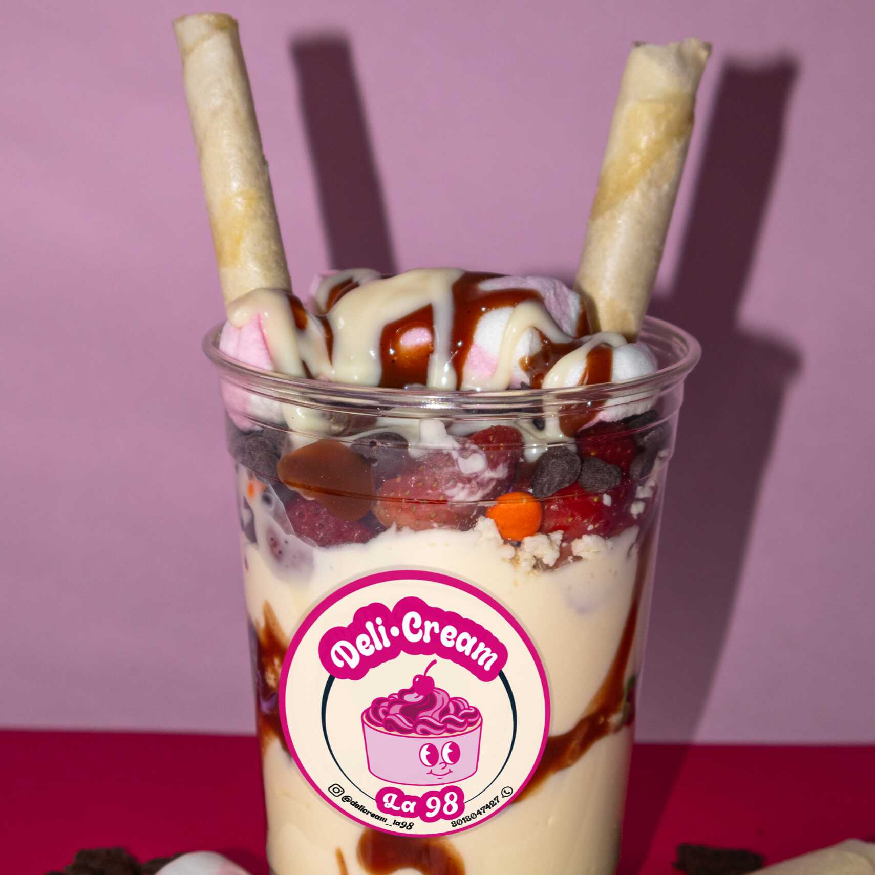 Fresas con Crema 16onz