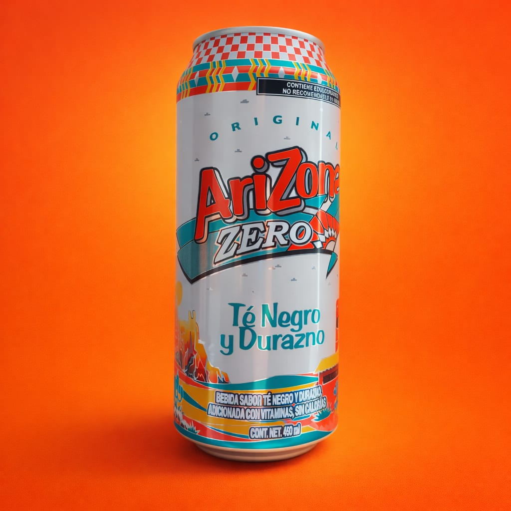 Arizona Durazno y Té Negro 460 Ml