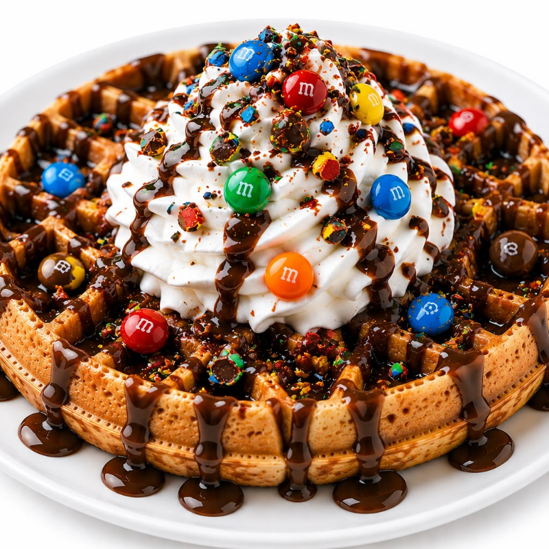 WAFFLES M&MS CRUNCH