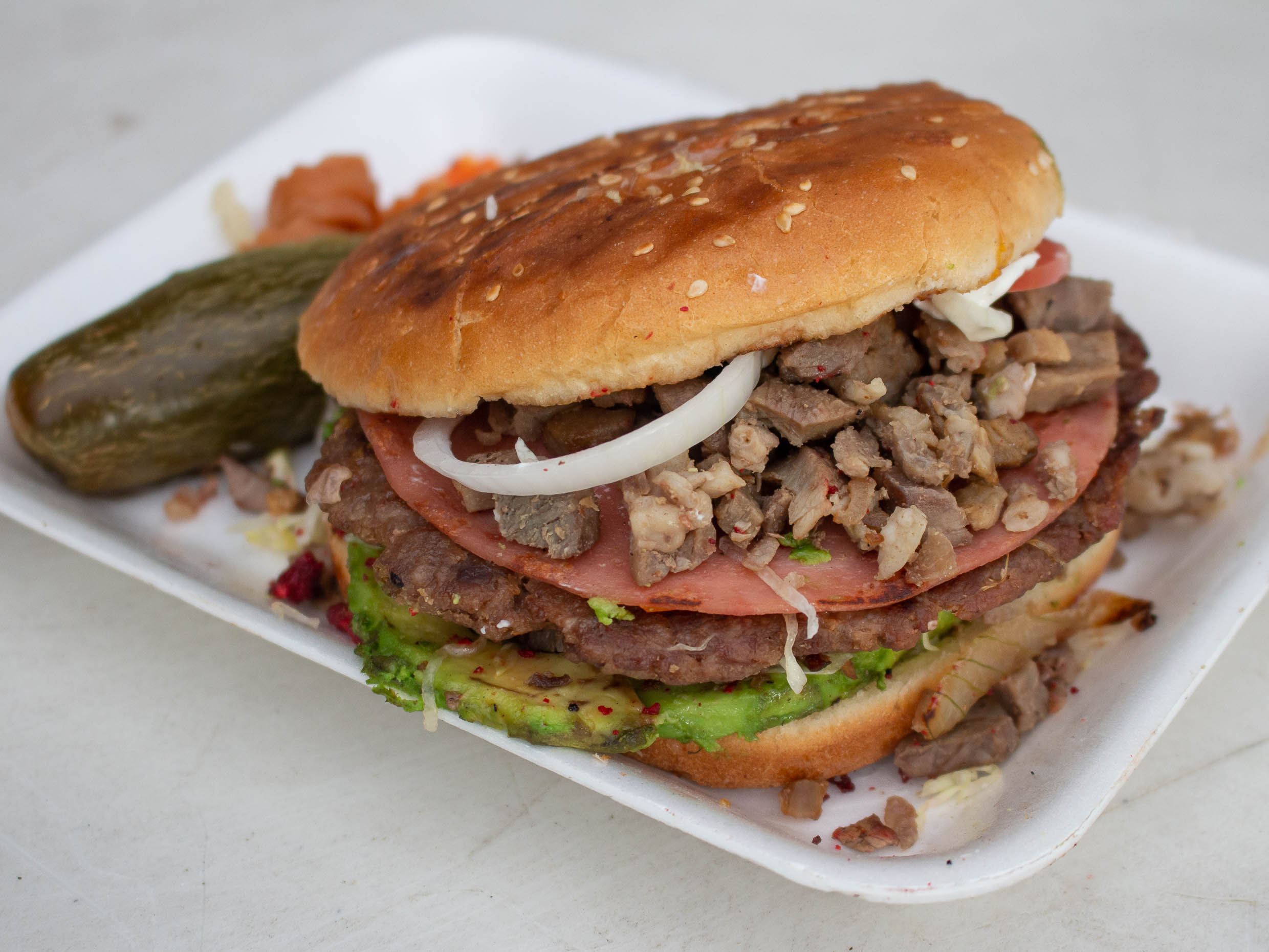Hamburguesa con Bistec