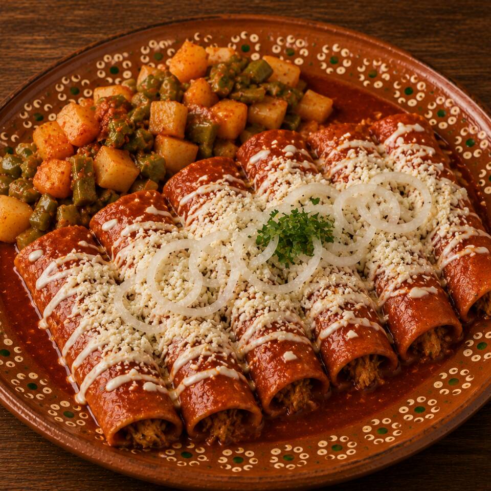 Enchiladas Rojas