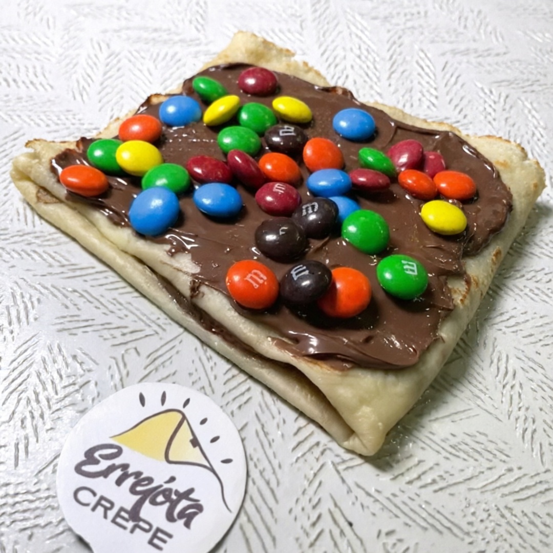 150g de Nutella com 45g de m&m's ️
