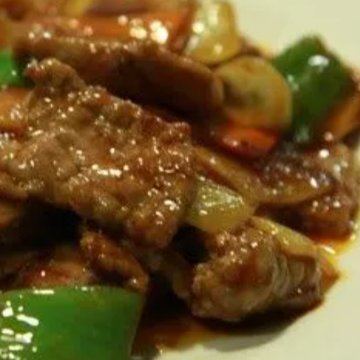 80. Lomito en Tiritas con Champiñones