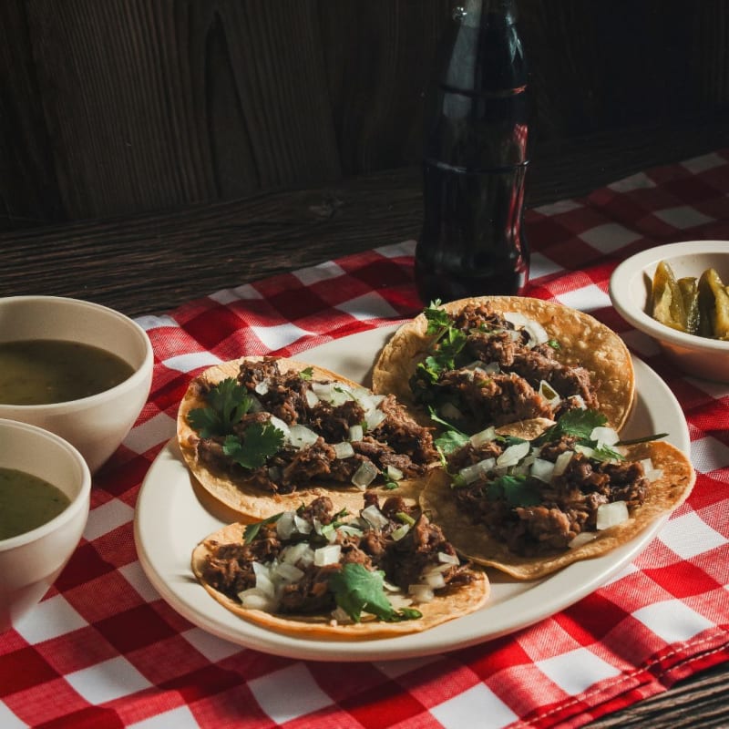 Orden de 5 Tacos Vegetarianos