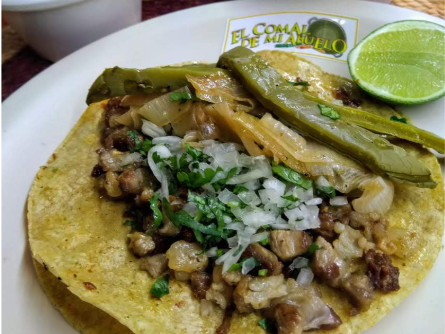 Taco de Chorizo Verde